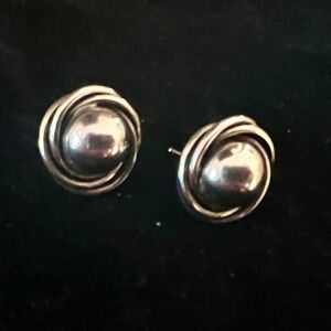 92.5 Domed Earring Stud
